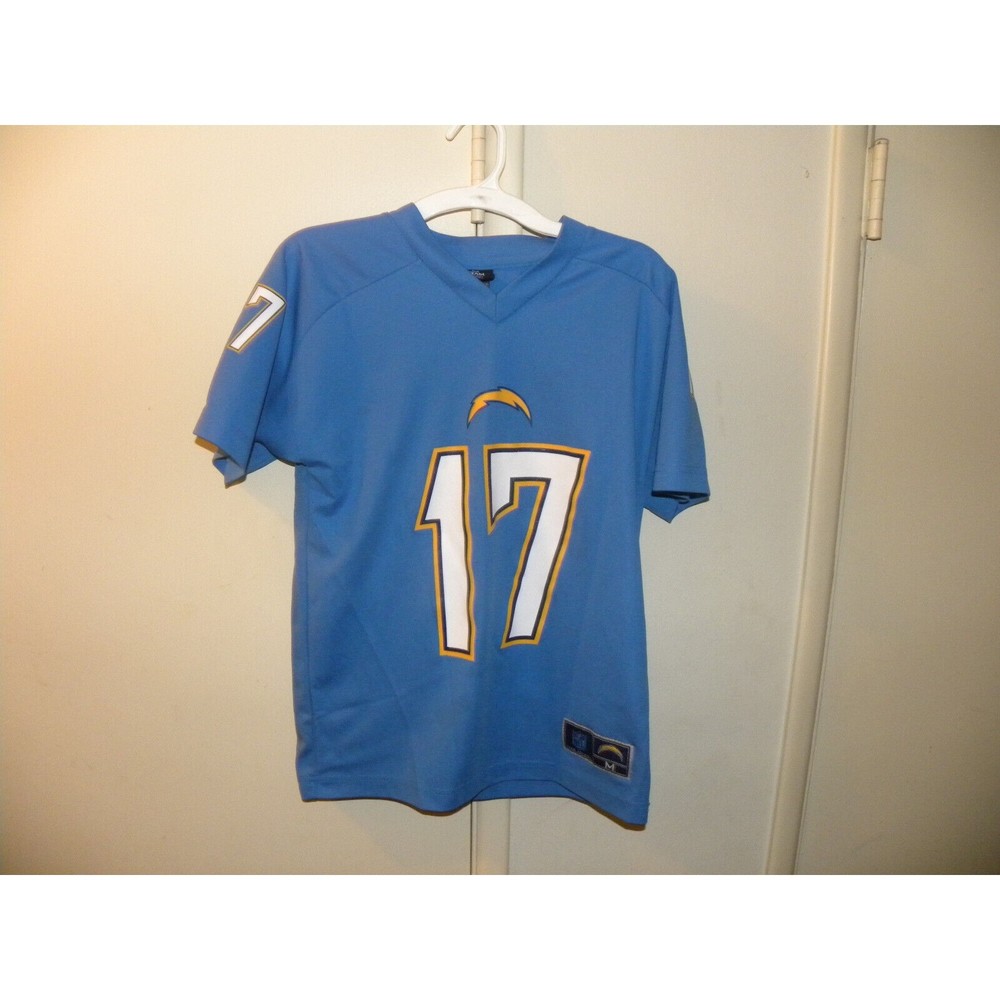 NFL Team Apparel Philip Rivers Jersey San Diego Chargers Blue Youth Medium 10-12